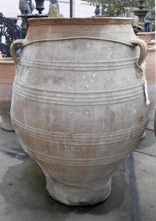 19th c antique olive jar