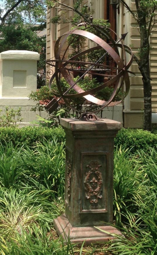 Ornate Garden Armillary Sundial