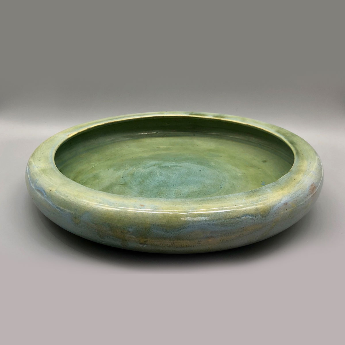 Green Flat Bowl