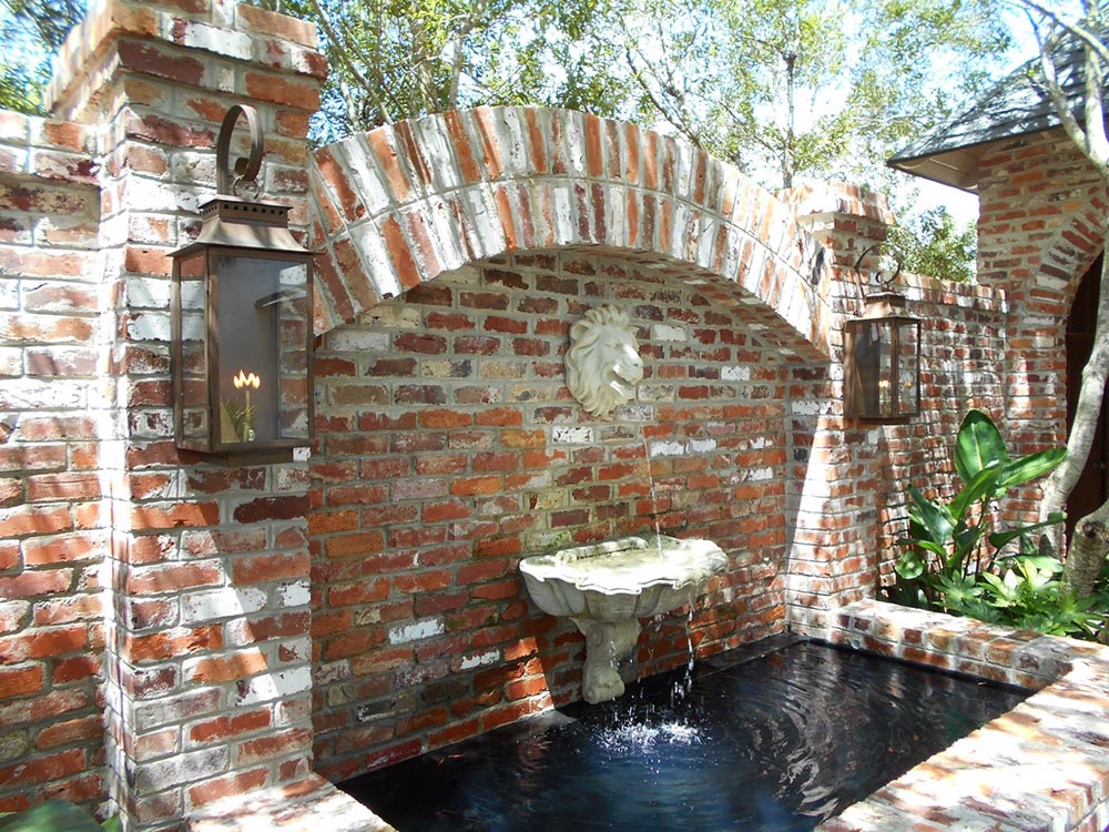 Custom Lion Wall Fountain