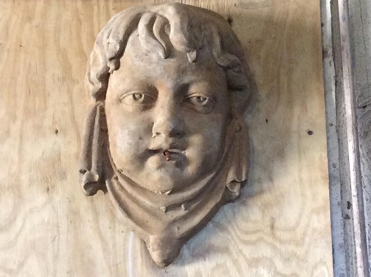 French Putto Mask