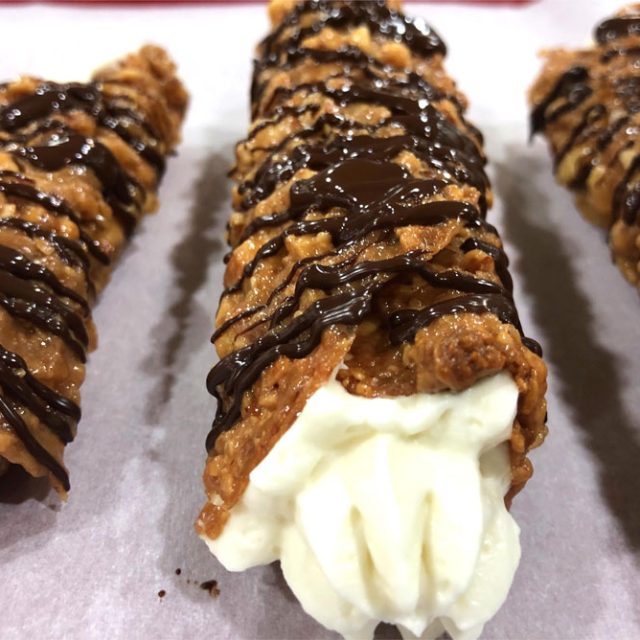 Cajun Cannoli Closeup