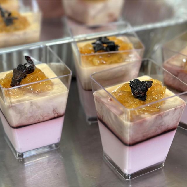 Hibiscus Orange Panna Cotta