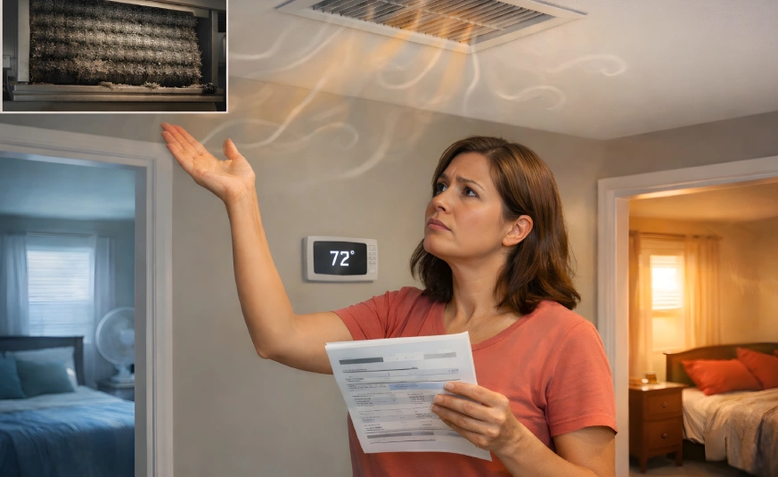 Symptoms of a Dirty Evaporator Coil: How Hidden Buildup Creates Confusing AC Problems