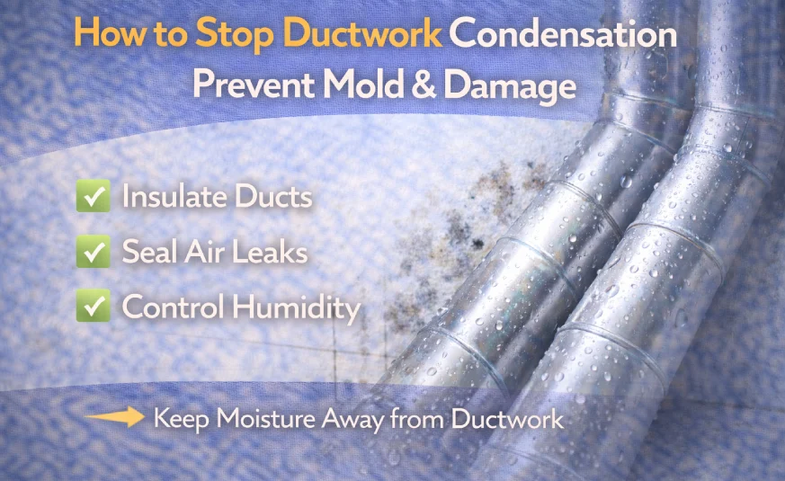 How to Stop Condensation on Ductwork (And Prevent Long-Term Damage)