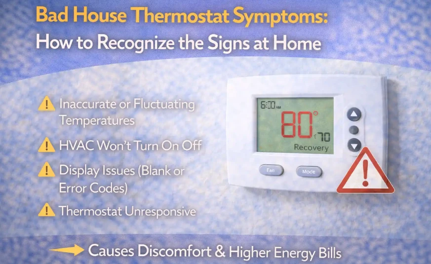 Bad House Thermostat Symptoms: How to Recognize the Signs at Home