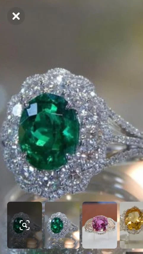 Gold with Diamond Gems